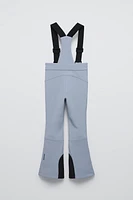 PANTALON À BRETELLES COUPE-VENT ET DÉPERLANT RECCO® SYSTEM SKI COLLECTION