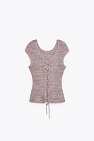 TEXTURED KNIT TOP
