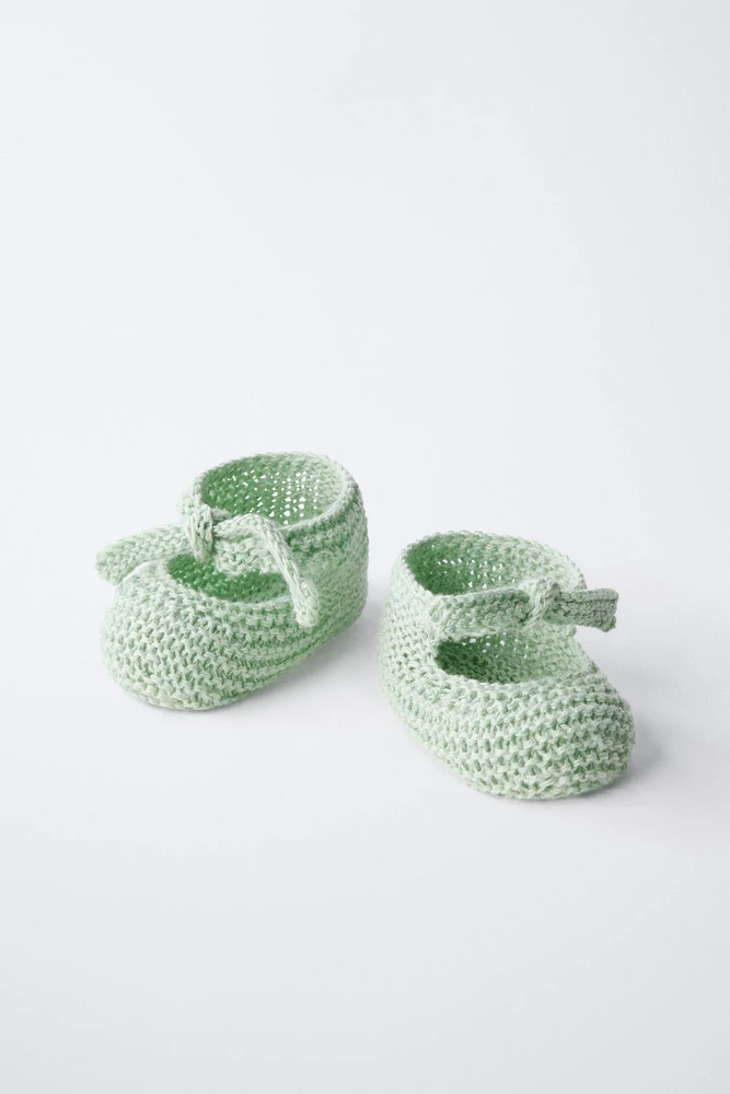 COTTON TIE BOOTIES