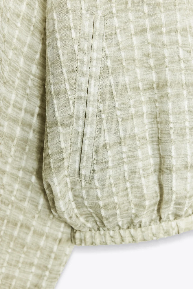 FLOWY ORGANZA JACKET