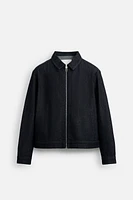 HERRINGBONE DENIM JACKET