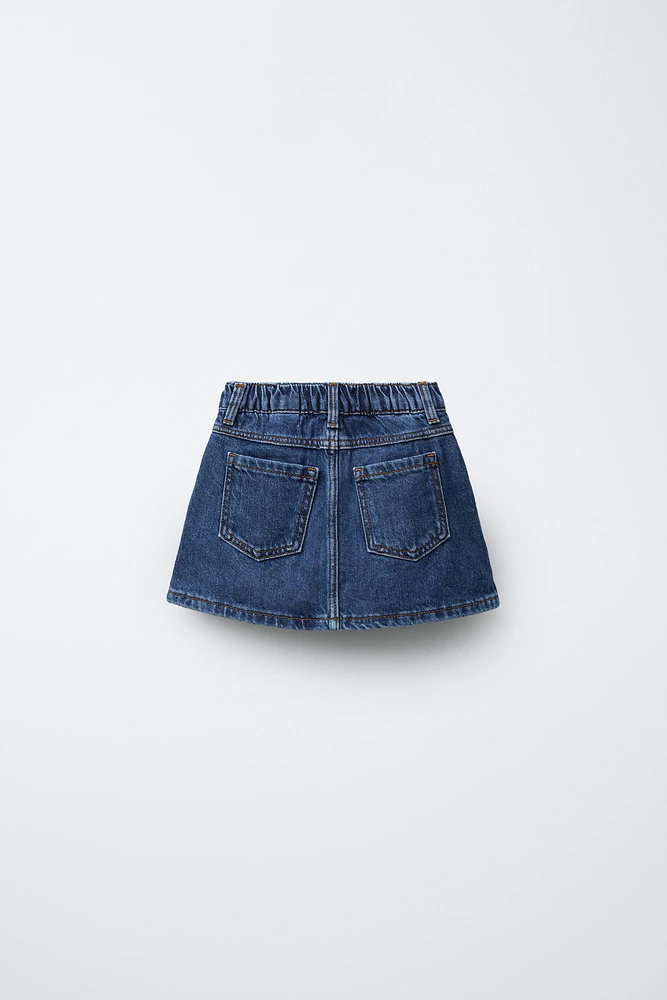 JUPE EN JEAN À BOUTONS