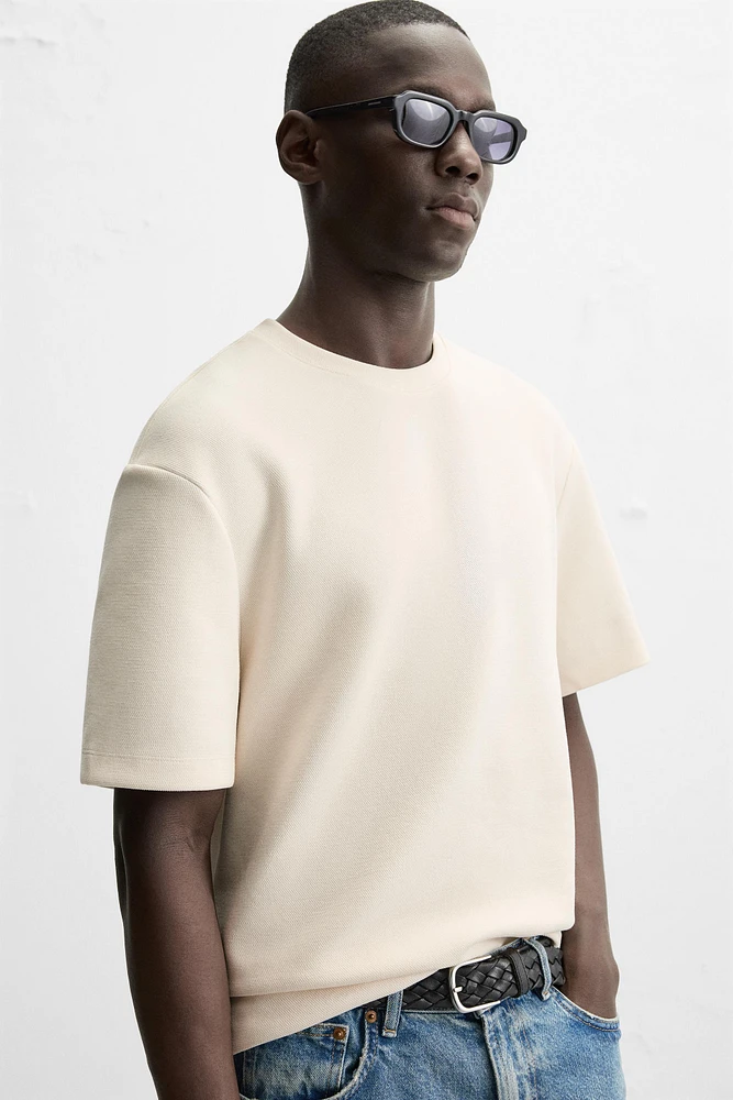 COMPACT PIQUÉ T-SHIRT