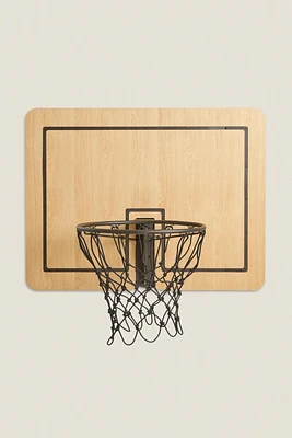 PANIER DE BASKET MURAL BOIS