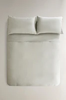 WASHED LINEN DUVET COVER (140 GXM²)