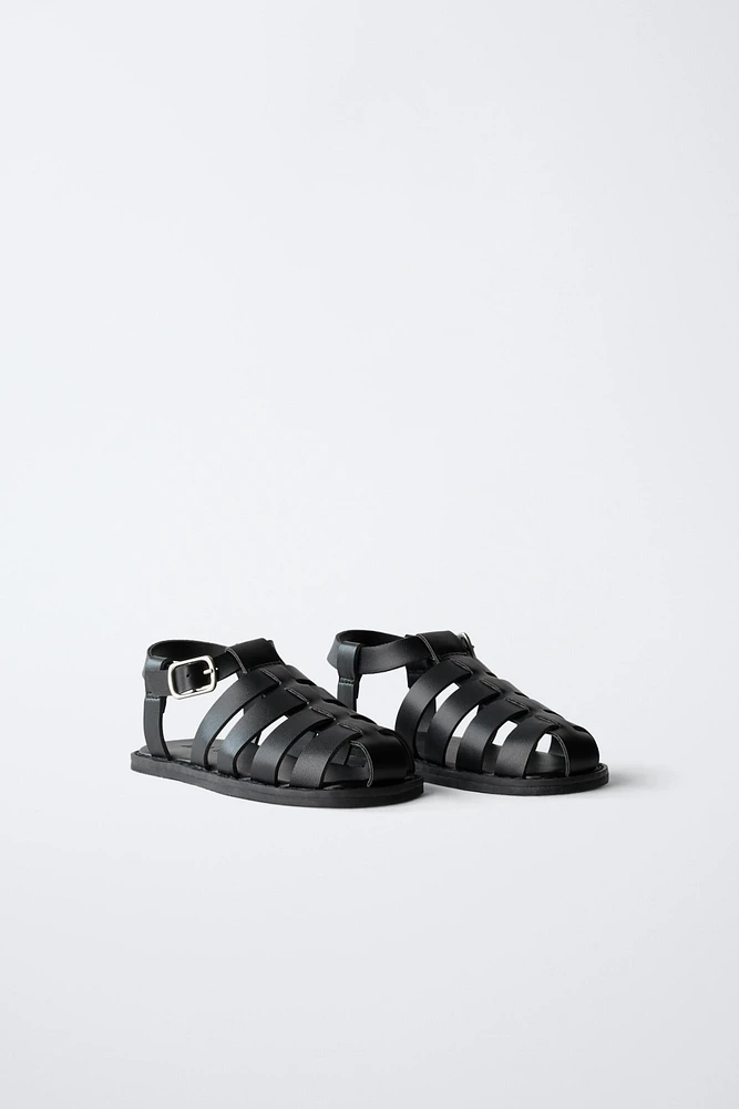 BUCKLED FISHERMAN SANDALS
