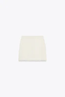 FRAYED MINI SKIRT