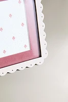 CHILDREN’S METAL PICTURE FRAME WITH WAVY EDGE