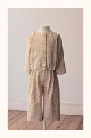 JUPE-CULOTTE À FLEURS