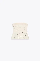 TOP BUSTIER BIJOUX