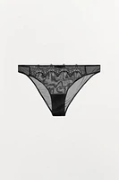 LACE MESH PANTIES