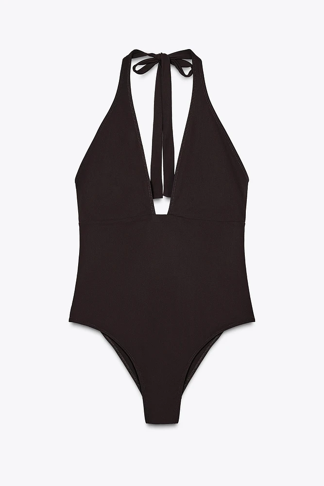 HALTER TRIANGLE SWIMSUIT