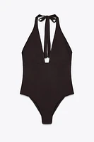 HALTER TRIANGLE SWIMSUIT