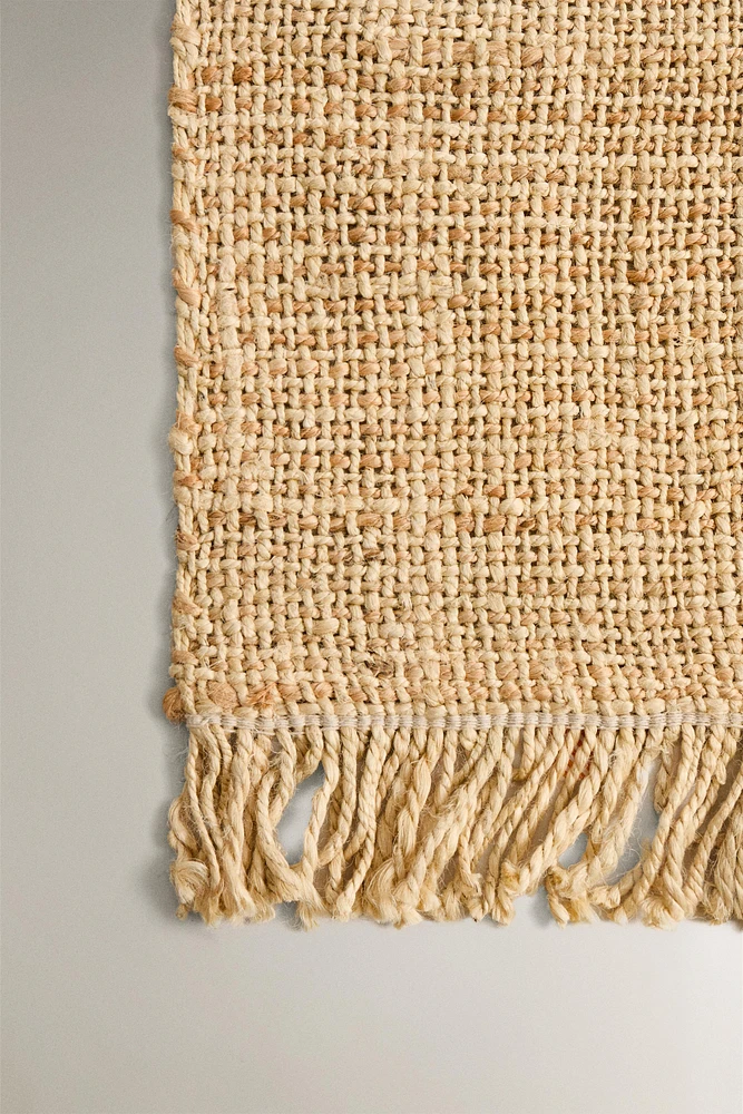 TAPIS JUTE FRANGES
