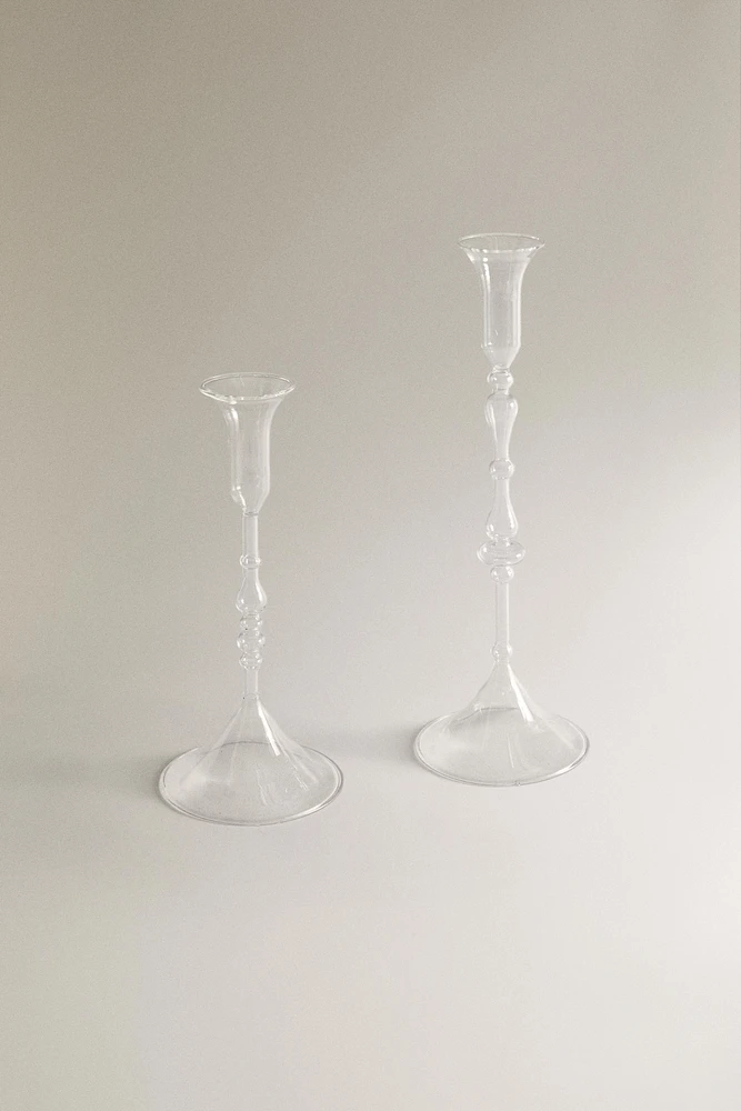 CRYSTAL CANDLESTICK