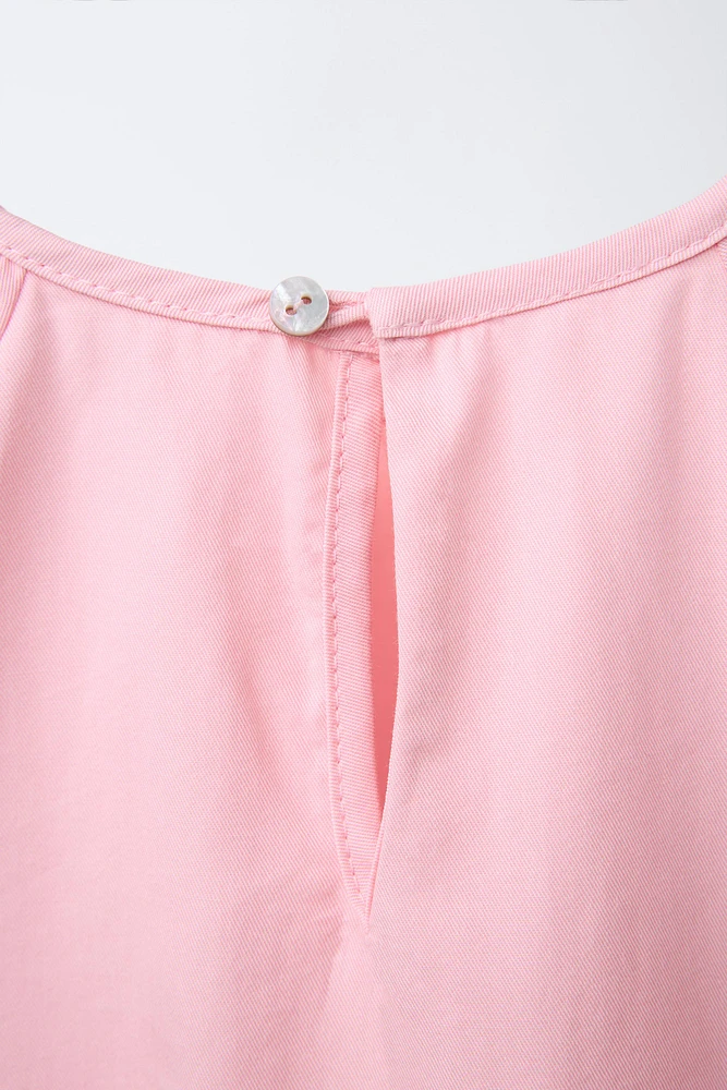 BOW SLEEVE DRESS