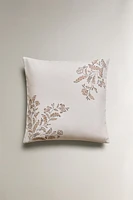 HOUSSE DE COUSSIN FLEURS