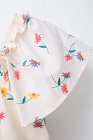TOP FLEURS BRODÉES