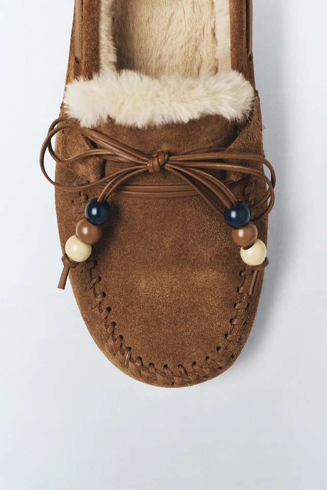 SPLIT LEATHER LOAFERS LIMITED EDITION