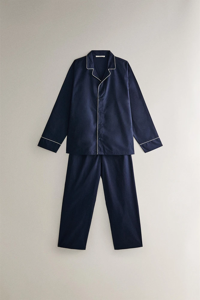 LONG SLEEVE POPLIN SHIRT