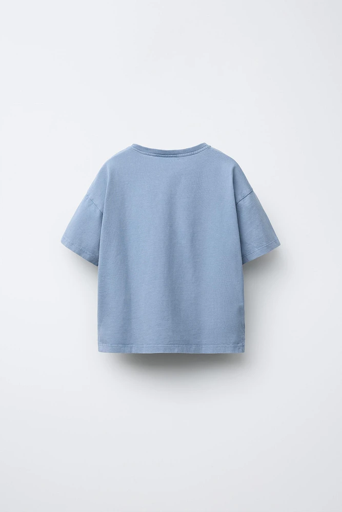 T-SHIRT EFFET DÉLAVÉ