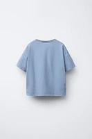 T-SHIRT EFFET DÉLAVÉ