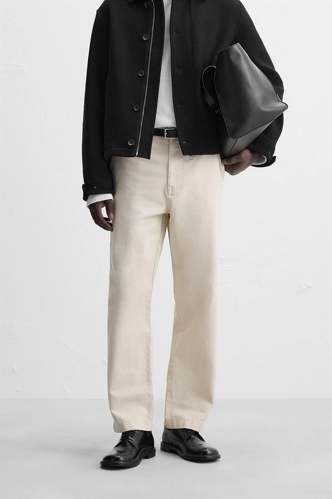 PANTALON STRAIGHT FIT TWILL