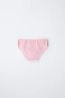 AGES 6-14 / SIX-PACK OF BRIEFS WITH FLUORESCENT DETAILS