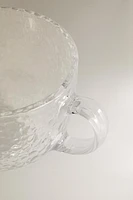 TASSE VERRE RECYCLABLE RELIEF