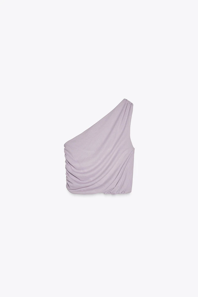 HAUT DRAPÉ EN TULLE