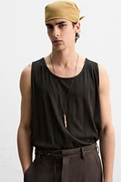 TEXTURED TANK TOP