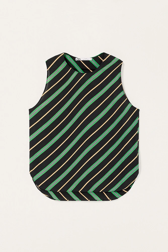 LIMITED EDITION STRIPED TANK SHIRT