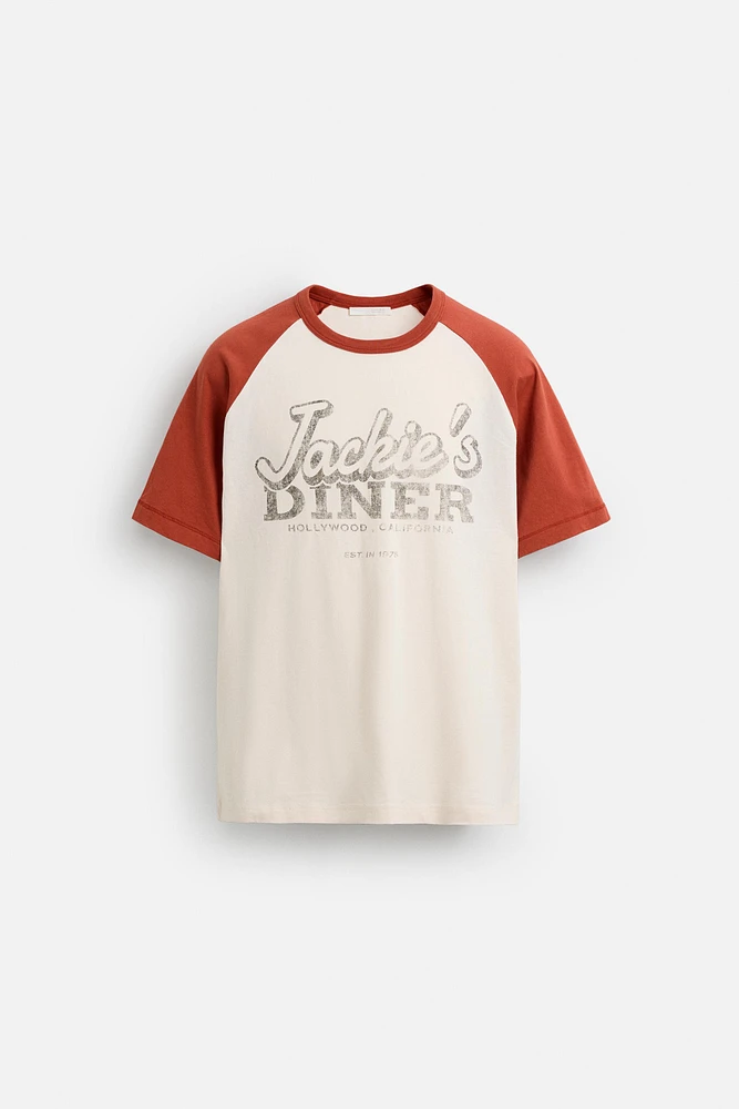 WASHED PRINTED T-SHIRT