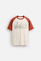 WASHED PRINTED T-SHIRT