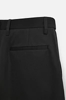 BELTED PLEATED SHORTS