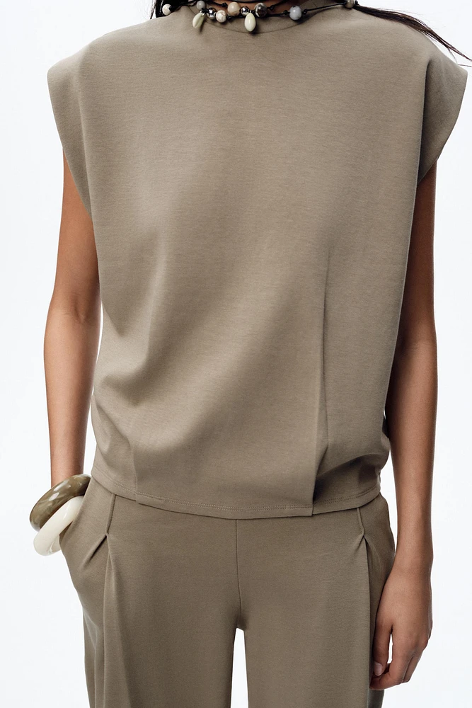 WASHED INTERLOCK T-SHIRT