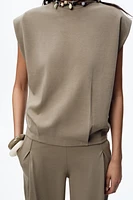 WASHED INTERLOCK T-SHIRT