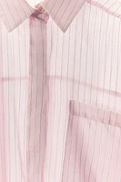 STRIPED PAJAMA SHIRT