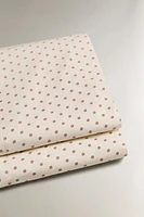 DRAP DE DESSUS ENFANT MINI-FLEUR