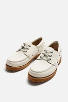 CHAUSSURES BATEAU EN CUIR