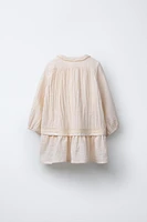 ROBE FLUIDE TEXTURÉE