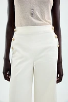 JUPE-CULOTTE BOUTONS