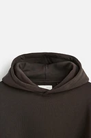 BOXY FIT HOODED SWEATSHIRT