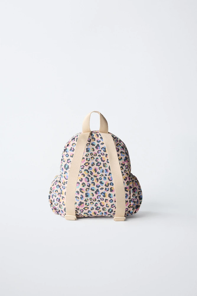 ANIMAL PRINT BACKPACK
