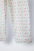 POINTELLE CHERRY LEGGINGS