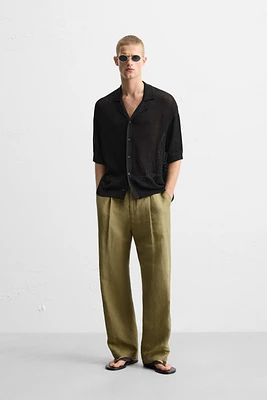 OPEN KNIT SHIRT