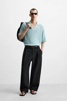 POLO EN MAILLE CROCHET