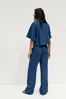 PANTALON PYJAMA DENIM TRF