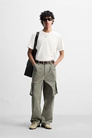 PANTALON CARGO DÉLAVÉ
