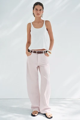 HIGH WAIST BARREL JEANS ZW COLLECTION